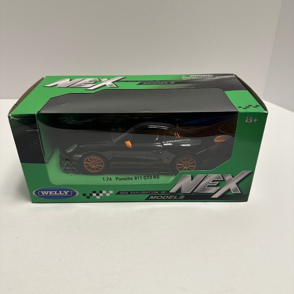 WELLY 1:24 2022 Porsche 911 (997) GT3 RS Alloy Diecast vehicle Car MODEL Black - Picture 1 of 4